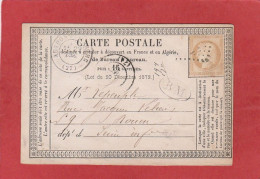 Carte Postale - Eure Et Loir - Authon En Perche GC 242 Sur Cérès 15C Vers Rouen - Boite Mobile - Voorloper Kaarten