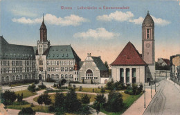 ALLEMAGNE - Worms - Lutherkirche Und Eleonorenschule - Colorisé - Carte Postale - Worms