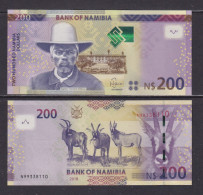 NAMIBIA - 2018 200 Dollars UNC - Namibië