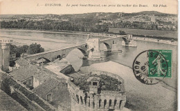 FRANCE - Avignon - Le Pont Saint-Bénézet - Vue Prise Du Rocher Des Doms - Carte Postale Ancienne - Avignon