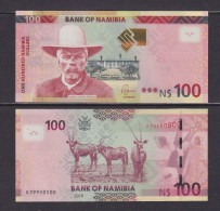 NAMIBIA - 2018 100 Dollars UNC - Namibie
