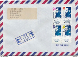 Postal History: Israel R Cover With HVC Stamps - Storia Postale