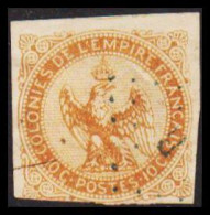 1859-1865. COLONIES DE L'EMPIRE FRANCAIS. 10 C POSTES. Eagle.  - JF537316 - Altri & Non Classificati