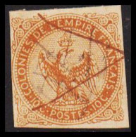 1859-1865. COLONIES DE L'EMPIRE FRANCAIS. 10 C POSTES. Eagle.  - JF537318 - Autres & Non Classés