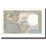 France, 10 Francs, Mineur, 1946, 1946-09-26, SUP, Fayette:8.15, KM:99e - 10 F 1941-1949 ''Mineur''