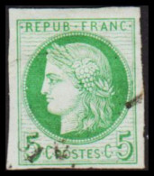 1872-1876. COLONIES FRANCAIS. 5 C POSTES. REPUB FRANC. Ceres.  - JF537330 - Autres & Non Classés