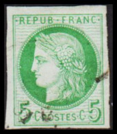 1872-1876. COLONIES FRANCAIS. 5 C POSTES. REPUB FRANC. Ceres.  - JF537330 - Altri & Non Classificati