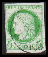 1872-1876. COLONIES FRANCAIS. 5 C POSTES. REPUB FRANC. Ceres.  - JF537332 - Andere & Zonder Classificatie