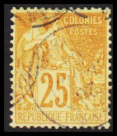 1881-1886. COLONIES FRANCAIS. 25 C COLONIES POSTES.  - JF537340 - Altri & Non Classificati