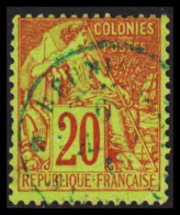 1881-1886. COLONIES FRANCAIS. 20 C COLONIES POSTES.  - JF537344 - Otros & Sin Clasificación