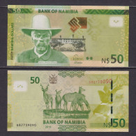 NAMIBIA - 2019 50 Dollars UNC - Namibië