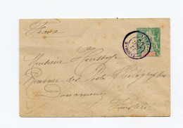 !!! TAHITI, ENTIER POSTAL DE 1900 POUR DOUARNENEZ, CACHET TAIOHAE TAITI - Covers & Documents