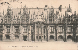 FRANCE - Rouen - Le Palais De Justice - Carte Postale Ancienne - Rouen