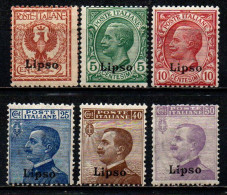 COLONIE ITALIANE - LIPSO - 1912 - EFFIGIE DEL RE VITTORIO EMANUELE III - MNH - Ägäis (Lipso)