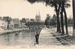 FRANCE - Quimper - Les Quais Et Les Allées De Locmaria - Carte Postale Ancienne - Quimper