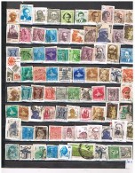 LOT DE 146 TIMBRES D INDE SUR FRAGMENT OBLITERES - Collections, Lots & Séries