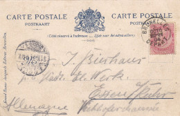 BRUXELLES - BELGIQUE - CPA ANIMEE DE 1904 - BEL AFFRANCHISSEMENT POSTAL.. - Squares