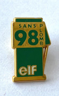 PINS CARBURANTS  ELF SANS PLOMB 98 / 33NAT - Carburantes