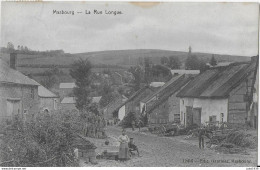 Julot1939 ...  MASBOURG ..-- Rue Longue . 1912 Vers MONS ( Melle S.  BARBY ) . Voir Verso . - Nassogne