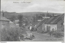 Julot1939 ...   MASBOURG ..-- RARE . Rue Longue . 1912 Vers ETTERBEEK  ( Melle Y. BUYSSCHAERT ) . Voir Verso . - Nassogne