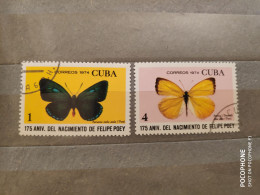 1974	Cuba	Butterflies (F69) - Gebruikt