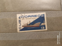 Cuba	Ships (F69) - Used Stamps