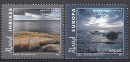 ALAND 350-351,unused - Islas