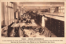 FRANCE - Paris - Ecole Universelle - Service De L'Inscription Et De L'expédition Des Cours - Carte Postale Ancienne - Enseignement, Ecoles Et Universités