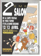 CPSM DE VENISSIEUX 2e SALON DE LA CARTE POSTALE 1986 - Vénissieux