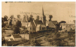 CPA Berzée Le Chateau Et L'Eglise    Walcourt Namur Wallonie - Walcourt