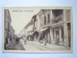 2023 - 3012  NOGARO  (Gers)  :  Rue NATIONALE    1911    XXX - Nogaro