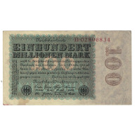 Billet, Allemagne, 100 Millionen Mark, 1923, 1923-08-22, KM:107a, TTB - 100 Mio. Mark