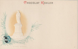 Rare Et Magnifique Cpa Chocolat Kohler Gaufrée Villes Des Cantons Suisse Argovie - Collections & Lots