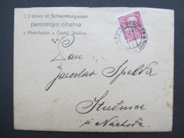 BRIEF Česká Skalice Miskolezy Chvalkovice Okr. Náchod Studnice 1912  //  R7224 - ...-1918 Vorphilatelie