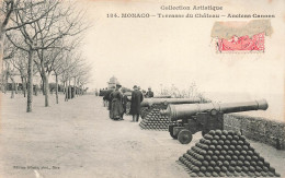 MONACO - Terrasse Du Château - Anciens Canon - Carte Postale Ancienne - Other & Unclassified