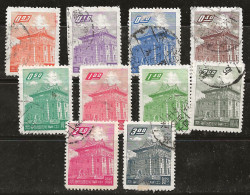 Taiwan 1959-1960 N°Y.T. :  284 à 293 -284A  Obl. - Used Stamps