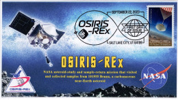 USA 2023 Space NASA,OSIRIS REx,Earth, Asteroid, Satellite, Pictorial Postmark, FDC Cover (**) - Covers & Documents