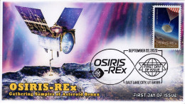 USA 2023 Space NASA,OSIRIS REx,Earth, Asteroid, Satellite, Drill, Pictorial Postmark, FDC Cover (**) - Covers & Documents