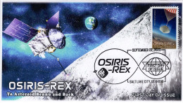 USA 2023 Space NASA,OSIRIS REx,Earth, Asteroid, Satellite, Drill, Pictorial Postmark, FDC Cover (**) - Brieven En Documenten