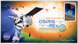 USA 2023 Space NASA,OSIRIS REx,Earth, Asteroid, Satellite, Drill, Pictorial Postmark, FDC Cover (**) - Lettres & Documents