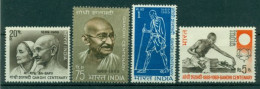 INDIA 1969 Mi 481-84** 100th Anniversary Of Birth Of Mahatma Gandhi [L3505] - Mahatma Gandhi