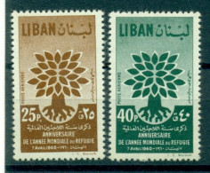 LEBANON 1960 Mi 670-71** World Refugee Year [L3532] - Refugees