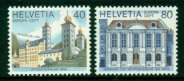 SWITZERLAND 1978 Mi 1128-29** Europa CEPT – Building Monuments [L3641] - 1978