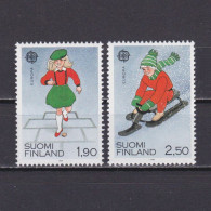 FINLAND 1989, Sc# 795-796, Europa-CEPT, Children, MNH - Unused Stamps