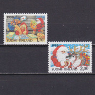 FINLAND 1990, Sc# 827-828, Christmas, MNH - Unused Stamps
