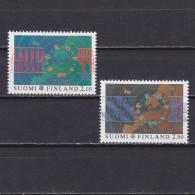FINLAND 1991, Sc# 866-867, Europa-CEPT, European Map, MNH - Unused Stamps