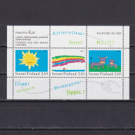FINLAND 1991, Sc# 871, Children Stamps Designs, Miniature Sheet, MNH - Unused Stamps