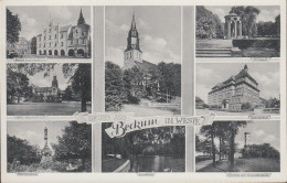 D-59269 Beckum - Alte Ansichten - Gymnasium - Markt Und Rathaus - Kirche - Car - VW Käfer - Beckum