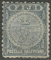 Fiji. 1891-1902 Definitives. ½d MH. P11 SG 86a - Fiji (...-1970)