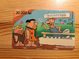 Prepaid Phonecard Romania, Rom Telesat - The Flintstones - Romania